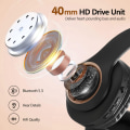 Miniatyrbillede 9 af 10: Kraftfuldt Bluetooth Stereoheadset Sammenklappelig - Sort