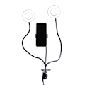 Miniatyrbillede 1 af 2: United  Dobbelt LED-belysning med mobilholder