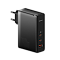 Miniatyrbillede 1 af 2: Baseus GaN5 PRO USB-oplader 140W med 2xUSB-C og 1xUSB