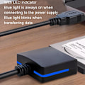 Pikkukuva 6 / 10: SATA-USB 3.0 -kaapeli 2,5" kiintolevylle, jossa on suuri siirto
