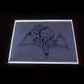 Miniatyrbillede 8 af 8: Ritplatta med LED-ljus