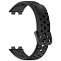Miniatyrbillede 1 af 2: Silikonearmbånd til Huawei Band 8 / 9 NFC - Sort