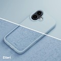 Miniatyrbillede 7 af 9: Etteri silikoneetui med MagSafe til iPhone 16 Plus - Lyseblå