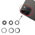 Miniatyrbillede 5 af 5: Linsebeskyttelse til iPhone 14 Pro Max - Gennemsigtig/Guld