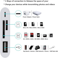 Miniatyrbild 10 av 10: Lightning till Minneskortläsare + USB & Lightning