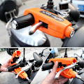 Miniatyrbillede 8 af 8: Anti-tyverilås på håndbremse til motorcykel Orange
