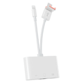 Miniatyrbild 1 av 8: Ethernet-adapter med USB-C, Lightning och USB – Plug-and-play m
