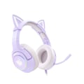 Miniatyrbillede 4 af 4: Onikuma K9 Gaming Headset med katteører og RGB-belysning - Lilla