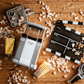 Miniatyrbild 2 av 2: Popcornmaskin 1200W med snabb luftcirkulation