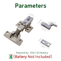 Miniatyrbild 7 av 10: Sensor LED-skåpbelysning/ garderobslampa dörr - 10-pack