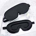 Miniatyrbild 1 av 3: Sovmask 3D med memory foam - svart