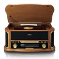 Lenco TCD-2551WD retro-pladespiller i træ med Bluetooth, cd og