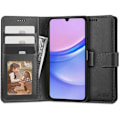 Miniatyrbillede 1 af 3: Tech-Protect Wallet Case til Samsung Galaxy A15 4G / 5G - Sort
