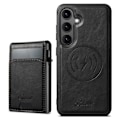Miniatyrbillede 2 af 5: Kunstlædertaske med magnet og kortholder til Samsung Galaxy S24