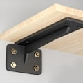 Miniatyrbillede 5 af 5: Stærkt vægbeslag 30cm - Sort