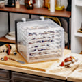 Miniatyrbillede 1 af 10: Tæppetørrer med timer, 6 bakker og sammenklappeligt design