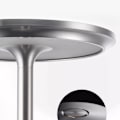 Miniatyrbillede 4 af 5: Bordlampe/natlampe med touch-kontrol og USB-opladning - Sølv