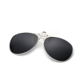 Miniatyrbild 2 av 4: Clip-on Aviator Solglasögon - Svart färg
