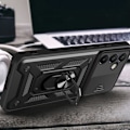 Miniatyrbillede 3 af 3: Hybrid Armor Camshield Shell med mobilring og kamerabeskyttelse