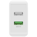 Miniatyrbillede 2 af 2: Goobay Dual USB-Lader QC3.0  28W