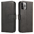Pikkukuva 1 / 3: Keinonahkainen kotelo jalustalla Samsung Galaxy A26 - Svart