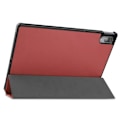 Miniatyrbild 4 av 5: Lenovo Tab P11 Pro - Tri-Fold Läder Fodral - Vinröd