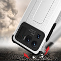 Miniatyrbild 4 av 5: Xiaomi Mi 11 Ultra - Shockproof Hybrid Armor Skal - Mörk Blå Mörkblå
