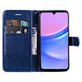 Miniatyrbild 2 av 6: Samsung Galaxy A16 Fodral Läder Blå