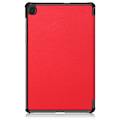 Miniatyrbild 3 av 5: Samsung Galaxy Tab S6 Lite - Tri-Fold Fodral - Röd Red Röd