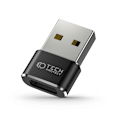 Miniatyrbild 1 av 6: Tech-Protect USB-A 2.0 till USB-C Adapter Svart