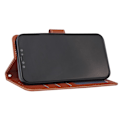 Miniatyrbild 4 av 5: iPhone 12 Pro Max - Solid Läder Fodral - Brun Brown Brun
