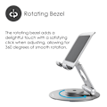 Miniatyrbild 5 av 6: DESIRE2 Dual Pivot 360 Stativ För Tablet/Telefon Silver