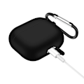 Miniatyrbild 2 av 3: AirPods 3 Skal Silikon Karbinhake Svart