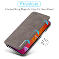 Miniatyrbild 5 av 6: iPhone 13 Mini - LC.IMEEKE Retro Flip Fodral - Brun
