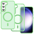 Miniatyrbild 2 av 6: ColorPop Samsung Galaxy S23 Plus Skal CH MagSafe Matt Ljus Grön