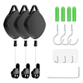Miniatyrbild 1 av 6: 3-PACK VR Kabelhållare För Takmontering Svart