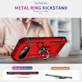 Miniatyrbild 6 av 6: Google Pixel 9a Skal Shockproof Hybrid Ring Röd