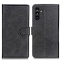 Miniatyrbild 1 av 6: Samsung Galaxy A14 4G/5G Fodral Solid Läder Svart