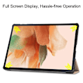 Miniatyrbild 5 av 5: Samsung Galaxy Tab S7 FE / S7 Plus / S8 Plus Fodral Tri-Fold Roséguld Roséguld
