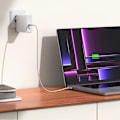 Miniatyrbild 2 av 5: Spigen 140W 2x USB-C Väggladdare Arcstation Pro Vit