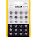 Miniatyrbild 3 av 3: Smartline Alkaliskt Knappcell Mix 1.5V 24-pack