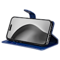 Miniatyrbild 4 av 6: iPhone 16 Pro Max Fodral Läder Mörk Blå