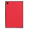 Miniatyrbild 2 av 6: Samsung Galaxy Tab A8 10.5 (2021) Fodral Tri-Fold Shockproof Röd