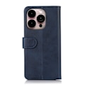 Miniatyrbild 3 av 6: iPhone 14 Pro Max Fodral Läder Blå