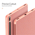 Miniatyrbild 6 av 6: DUX DUCIS Galaxy Tab S9 Plus Fodral DOMO Tri-Fold Roséguld
