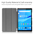Miniatyrbild 5 av 5: Lenovo Tab M8 2nd Gen (HD) Slimfit Tri-Fold Fodral Svart Black Svart