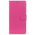 Miniatyrbild 6 av 6: Samsung Galaxy S23 Plus Fodral Litchi Läder Rosa