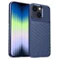 Miniatyrbild 1 av 6: iPhone 14 Plus Skal Twill Textur Blå