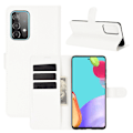 Miniatyrbild 1 av 5: Samsung Galaxy A52 / A52s - Litchi Textur Fodral - Vit White Vit