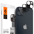 Miniatyrbild 1 av 6: Spigen iPhone 14 / 14 Plus 2-PACK Optik GLAS.tR Linsskydd Svart